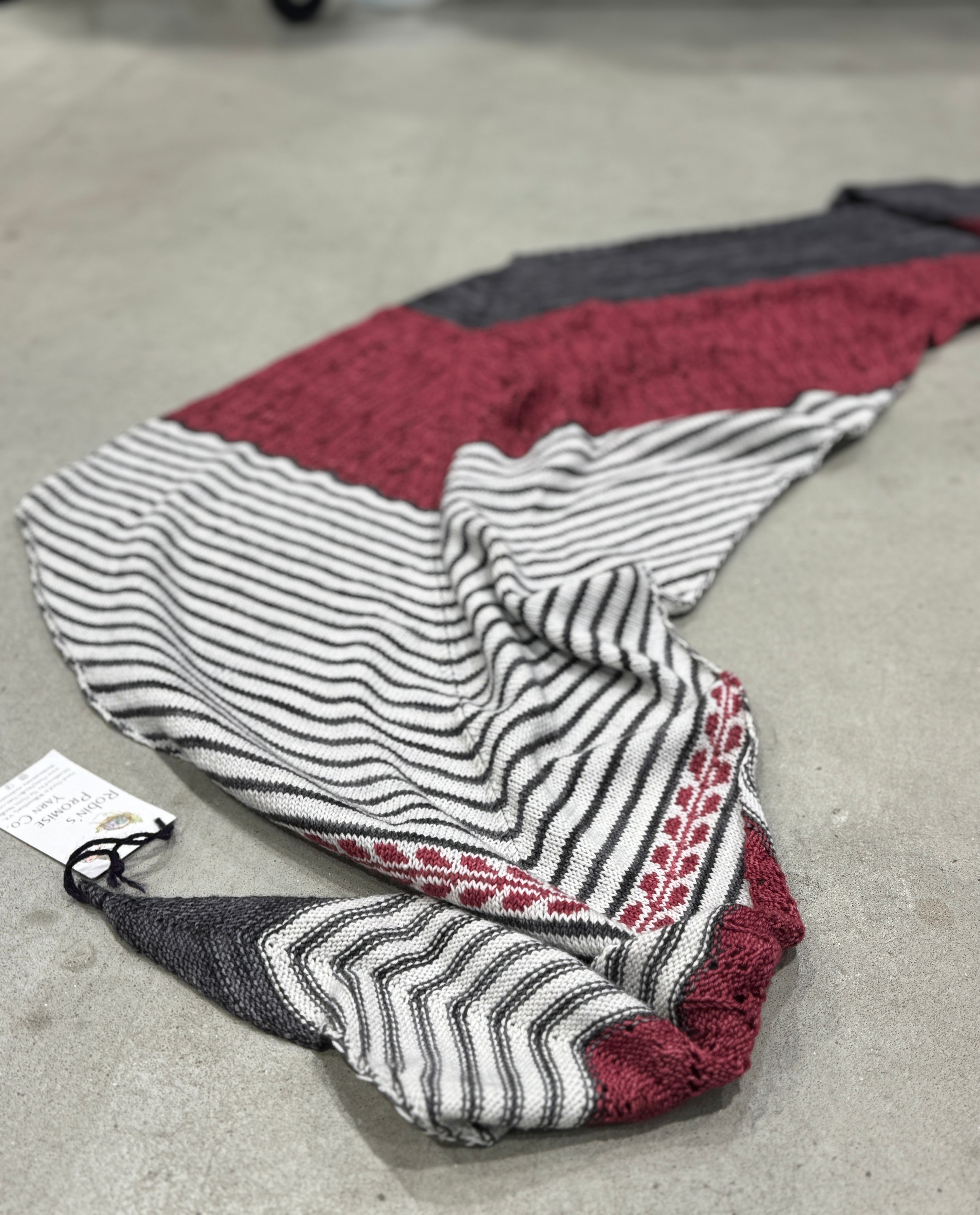 Teroldego 3-color Shawl Kit – Robin's Promise Yarn Co.